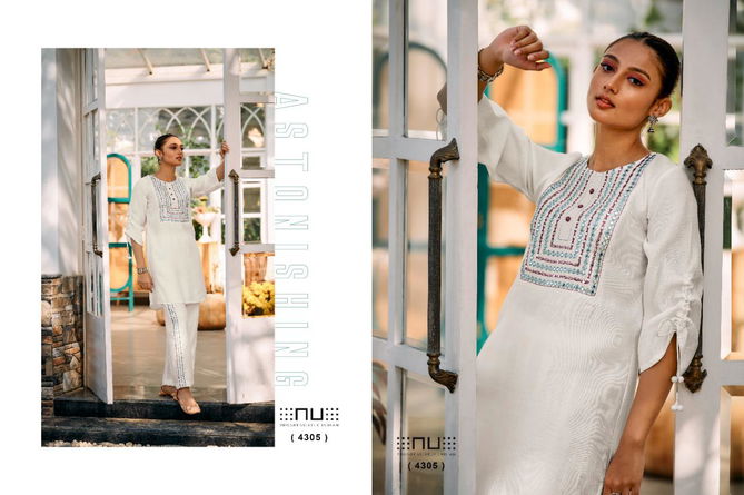 Nu Vol 43 Designer Kurti With Bottom Catalog
